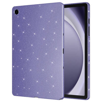 Galaxy Tab S7 T870 Glittered Glossy Zore Tablet Koton Case Derin Mor