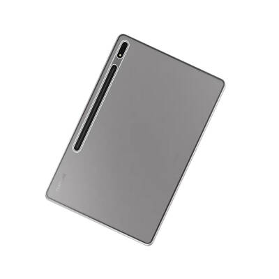 Galaxy Tab S8 Ultra SM-X900 Kılıf Zore Tablet Süper Silikon Kapak Renksiz