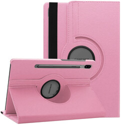 Galaxy Tab S8 Ultra SM-X900 Zore Rotatable Stand Case Pink