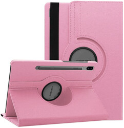 Galaxy Tab S8 Ultra SM-X900 Zore Rotatable Stand Case Pink