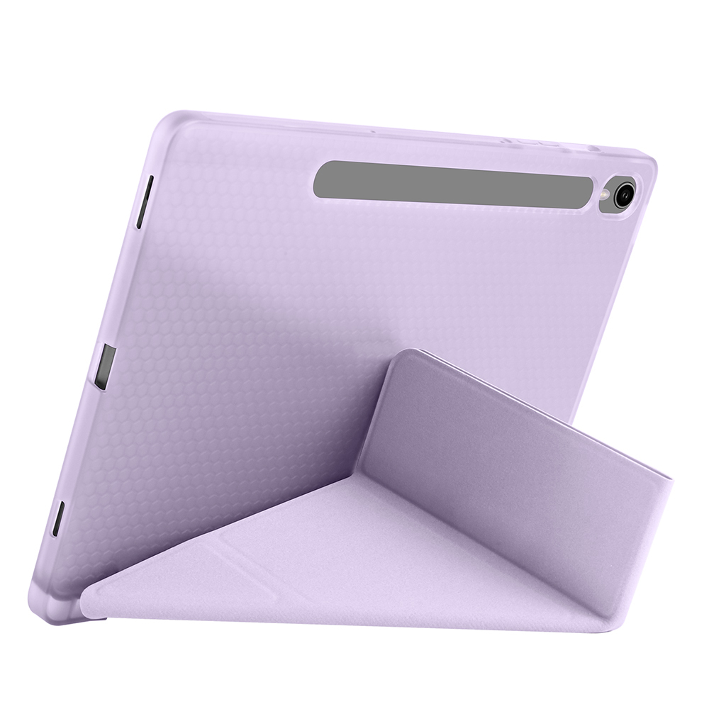 Galaxy Tab S9 FE Kılıf Zore Tri Folding Kalem Bölmeli Standlı Kılıf - 18