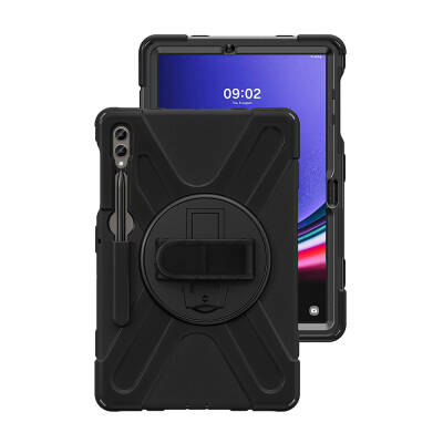 Galaxy Tab S9 FE Plus Zore Defender Tablet Silikon Siyah