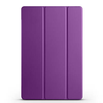 Galaxy Tab S9 FE Plus Zore Smart Cover 1-1 Case with Stand Purple