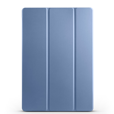 Galaxy Tab S9 FE Plus Zore Smart Cover Kalem Bölmeli Standlı 1-1 Kılıf Petrol Mavi