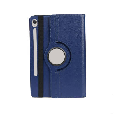 Galaxy Tab S9 FE Zore Rotatable Stand Case Navy blue