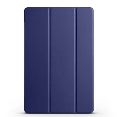 Galaxy Tab S9 FE Zore Smart Cover 1-1 Case with Stand Navy blue