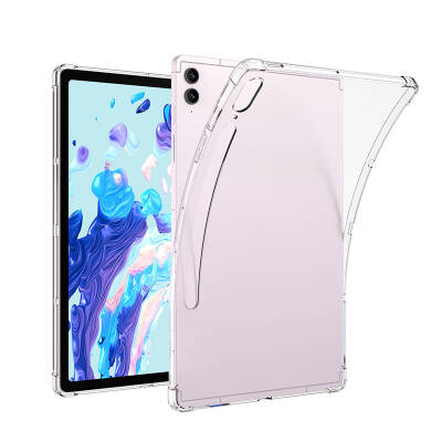 Galaxy Tab S9 Ultra Kılıf Zore Tablet Nitro Anti Shock Silikon Kapak Renksiz