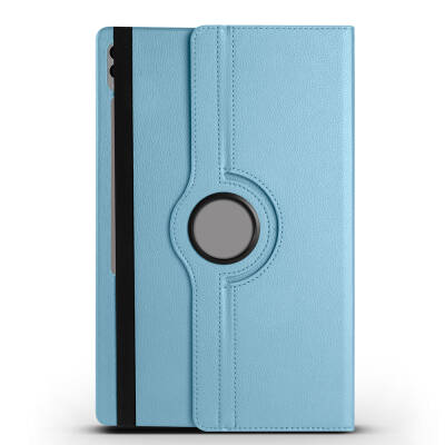 Galaxy Tab S9 Ultra SM-X910 Zore Rotatable Stand Case Blue