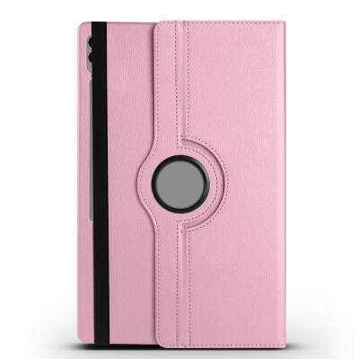 Galaxy Tab S9 Ultra SM-X910 Zore Rotatable Stand Case Pink