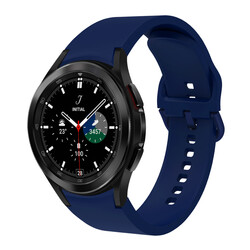 Galaxy Watch 4 40mm KRD-50 Silikon Kordon Petrol Mavi