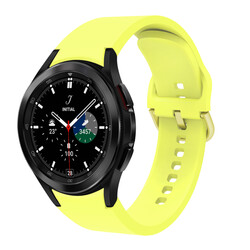 Galaxy Watch 4 40mm KRD-50 Silikon Kordon Sarı