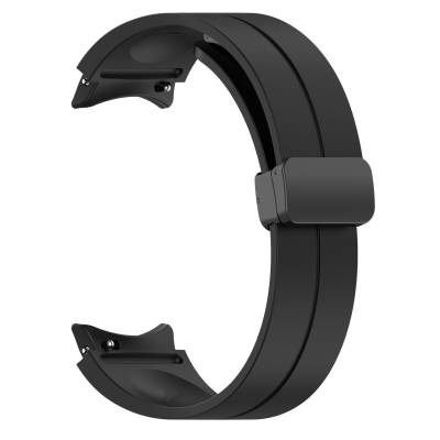 Galaxy Watch 4 44mm KRD-84 Zore Silicone Band Black