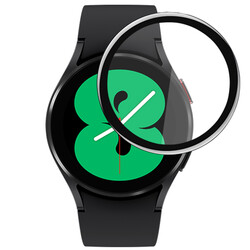 Galaxy Watch 4 44mm Zore PMMA Pet Saat Ekran Koruyucu Siyah