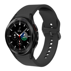 Galaxy Watch 4 Classic 46mm KRD-50 Silikon Kordon Siyah