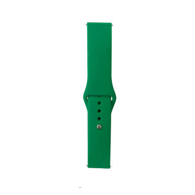 Galaxy Watch 42mm Band Serisi 20mm Klasik Kordon Silikon Strap Kayış Grass Green
