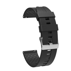 Galaxy Watch 42mm KRD-23 20mm Silikon Kordon Siyah
