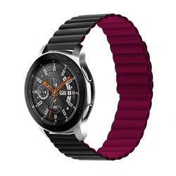 Galaxy Watch 42mm KRD-52 Kordon Siyah-Kırmızı