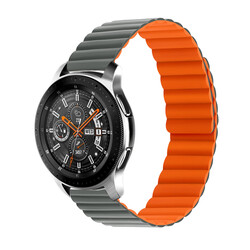 Galaxy Watch 42mm KRD-52 Kordon Gri-Turuncu