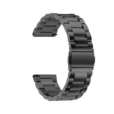Galaxy Watch 42mm Zore Band-04 20mm Metal Kordon Siyah