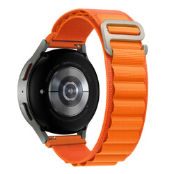 Galaxy Watch 42mm Zore KRD-74 20mm Hasır Kordon Turuncu