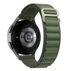 Galaxy Watch 42mm Zore KRD-74 20mm Hasır Kordon Yeşil