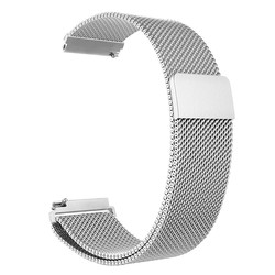 Galaxy Watch 46mm (22mm) KRD-12 Metal Kordon Gümüş