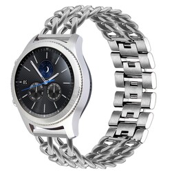 ​​Galaxy Watch 46mm (22mm) KRD-17 Metal Kordon Gümüş
