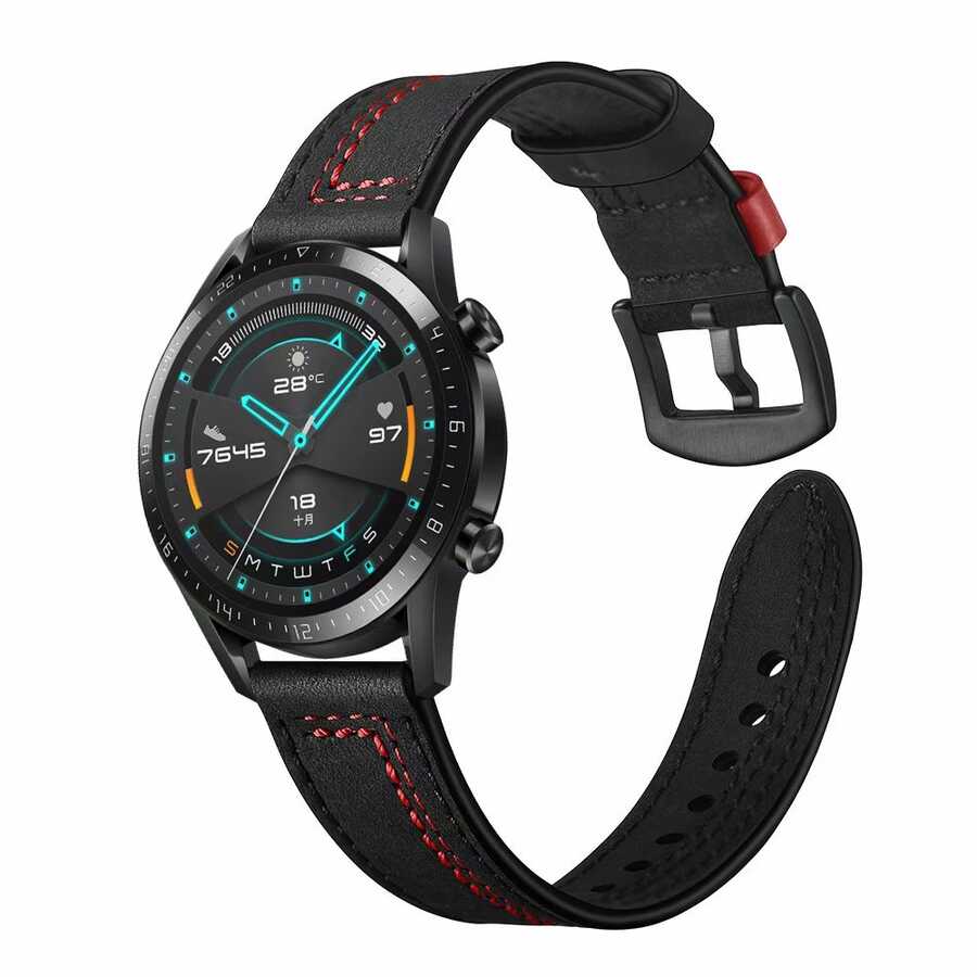 ​​Galaxy Watch 46mm (22mm) KRD-19 Leather Band - 1