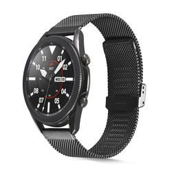 Galaxy Watch 46mm KRD-45 22mm Metal Kordon Siyah