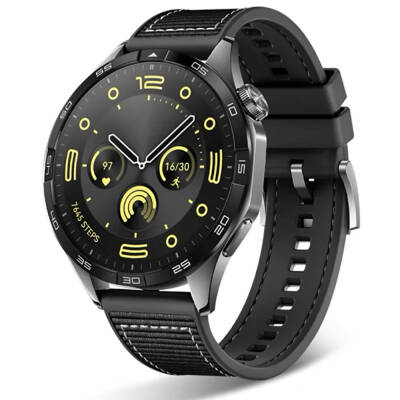 Galaxy Watch 46mm Zore KRD-102 22mm Silikon Kordon Siyah