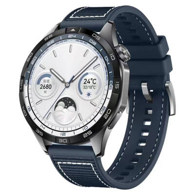 Galaxy Watch 46mm Zore KRD-102 22mm Silikon Kordon Mavi