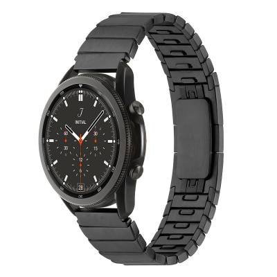 Galaxy Watch 46mm Zore KRD-82 22mm Metal Kordon Siyah