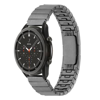 Galaxy Watch 46mm Zore KRD-82 22mm Metal Kordon Gri