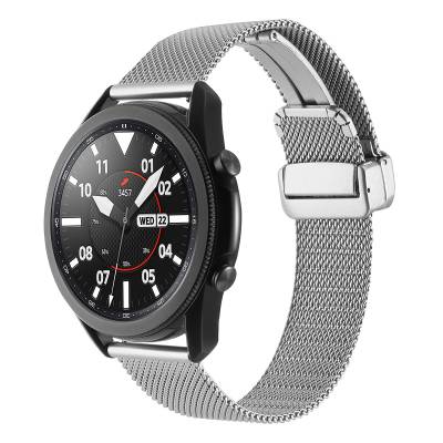 Galaxy Watch 46mm Zore KRD-85 22mm Metal Band Silver