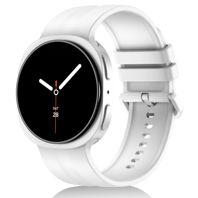 Galaxy Watch 8 40mm Zore KRD-159 22mm Silicone Cordon White