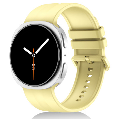 Galaxy Watch 8 40mm Zore KRD-159 22mm Silicone Cordon Yellow