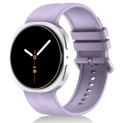 Galaxy Watch 8 40mm Zore KRD-159 22mm Silicone Cordon Açık Mor