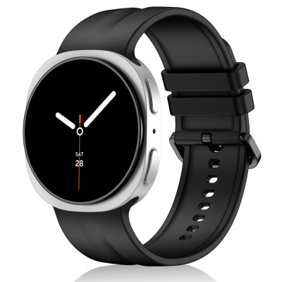 Galaxy Watch 8 40mm Zore KRD-159 22mm Silicone Cordon Black