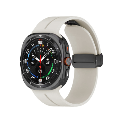 Galaxy Watch 8 44mm Zore KRD-84 22mm Silikon Kordon Starlight