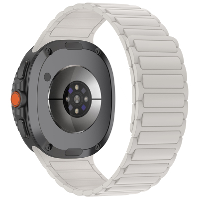 Galaxy Watch 8 Ultra Zore KRD-146 Silikon Kordon Strap Kayış Starlight