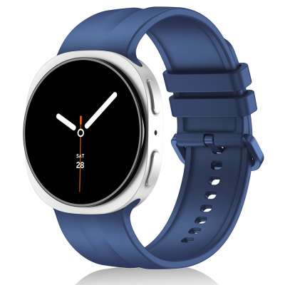 Galaxy Watch 9 40mm Zore KRD-159 22mm Silicone Cordon Navy blue