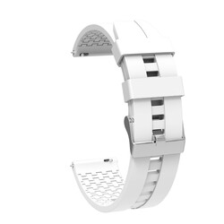 Galaxy Watch Active 2 40mm KRD-23 20mm Silikon Kordon Beyaz