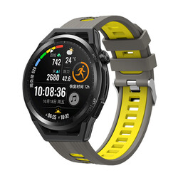 Galaxy Watch Active 2 44mm KRD-55 Silicon Cord Gri-Sarı