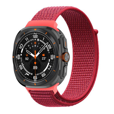 ​​Galaxy Watch Ultra 47mm Zore KRD-03 Mesh Band Red