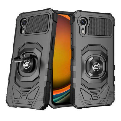 Galaxy Xcover 7 Pro Case Zore Vega Blok Cover Black