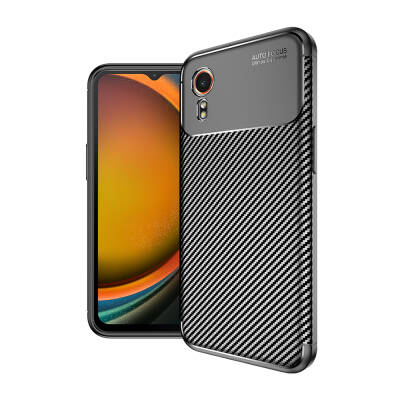 Galaxy Xcover7 Kılıf Zore Negro Silikon Kapak Siyah