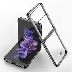 Galaxy Z Flip 3 Case Zore Kıpta Cover Black