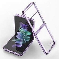 Galaxy Z Flip 3 Case Zore Kıpta Cover Purple