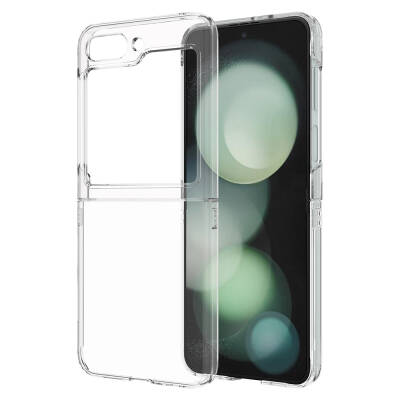 Galaxy Z Flip 5 Case Zore Droga Cover Colorless