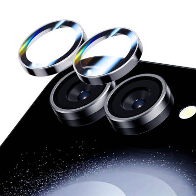 Galaxy Z Flip 6 Benks King Kong Camera Lens Protector Silver